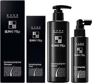 Daeng Gi Meo Ri - Clinic Plus Revitalizing Scalp Shampoo 9.4 FL. OZ/ 280ml + Clinic Plus Revitalizing Scalp Tonic 3.3 FL OZ/100ml set