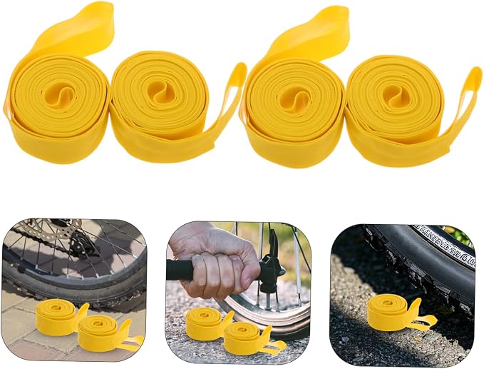 6 Protectores para Llanta SUPVOX Amarillos para Bicicleta miniatura 8