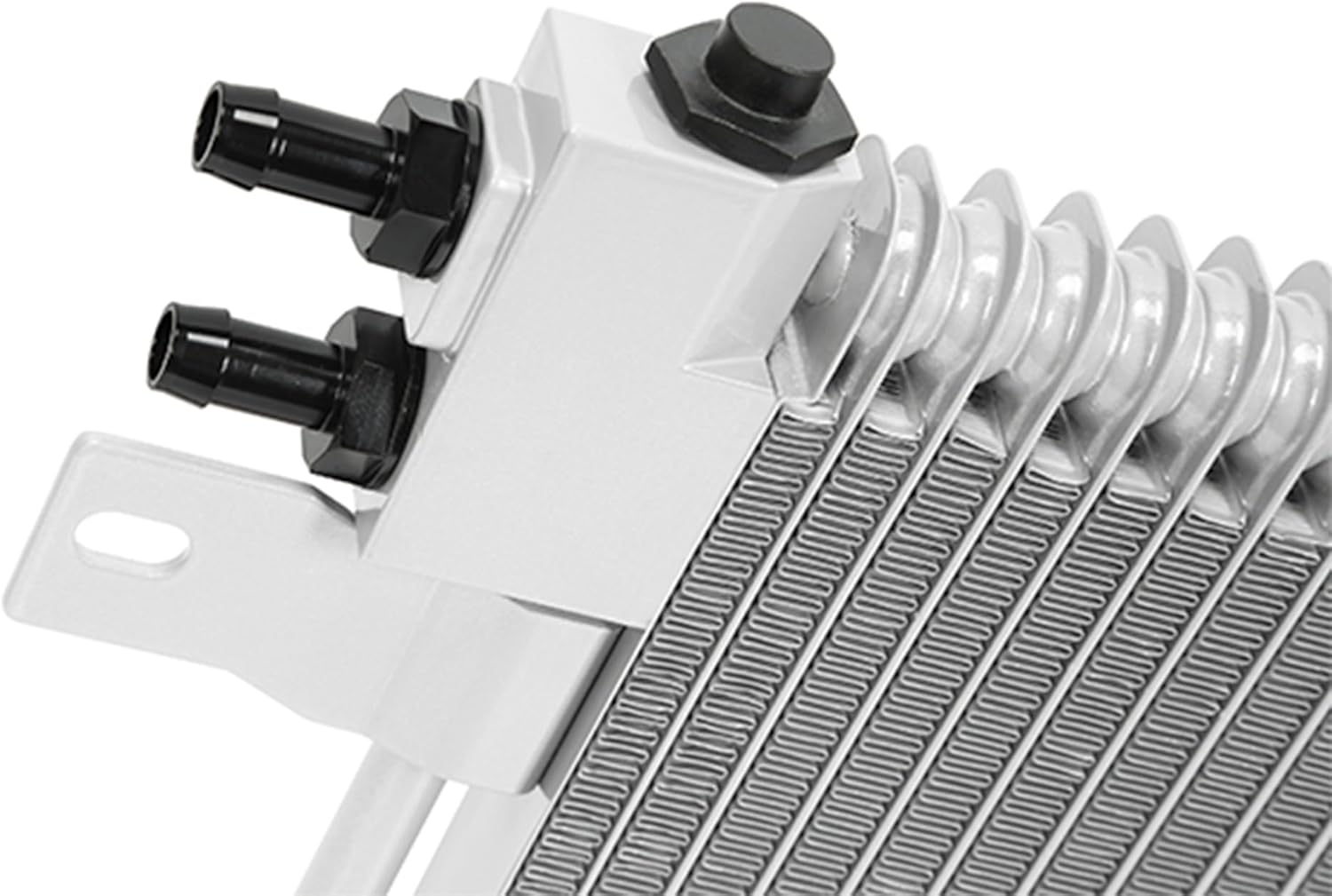 Mishimoto MMTC-RAM-03SL Automatic Transmission Oil Cooler, Compatible with Dodge Ram Cummins 2500, 3500 5.9L & 6.7L, 2003-2009