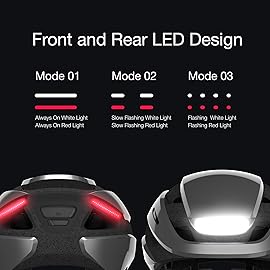 Lumos Ultra Smart Bike Helmet | Customizable Front and Back LED Lights with Turn Signals | Road Bicycle Helmets for Adults: Men, Women (MIPS)