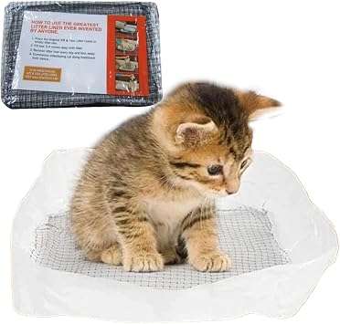 Cat Litter Liners Tray Set 18.5 X 14.17 X 6.69 Inches Drawstring