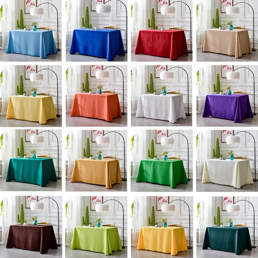 Tovaglia Rettangolare Tovaglie Morbide e Spesse Tovaglie per Feste Di Nozze Ristorante Buffet Feste Marrone 220 X 320 cm