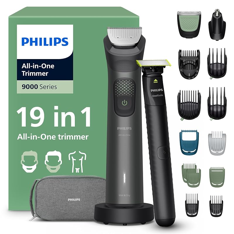 Philips Multigroom Serie 9000 MG9556/15 — un solo attrezzo per barba, testa e corpo