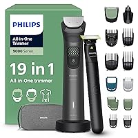 Philips Rifinitore All-in-one Multigroom Serie 9000 19 in 1 - Rasoio + Rifinitore uomo OneBlade
