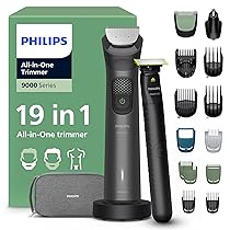 Philips Rifinitore All-in-one Multigroom Serie 9000 19 in 1 – Rasoio + Rifinitore uomo OneBlade – Set completo per viso, testa e corpo, 27 impostazioni di lunghezza (0,2-20 mm), Modello MG9556, 15