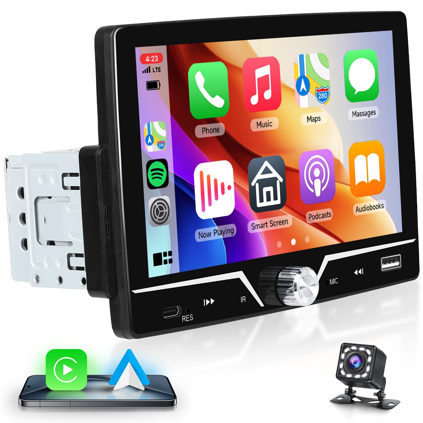 Amazon.com: Single Din Car Stereo Carplay Android Auto, Driauto 7