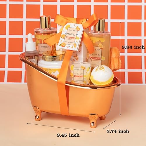 Miniatura 123 de Kit de spa para mujeres, juego de regalo de baño y cuerpo, cesta de regalo de lujo para el hogar, juego de baño con aroma a fresa, regalos