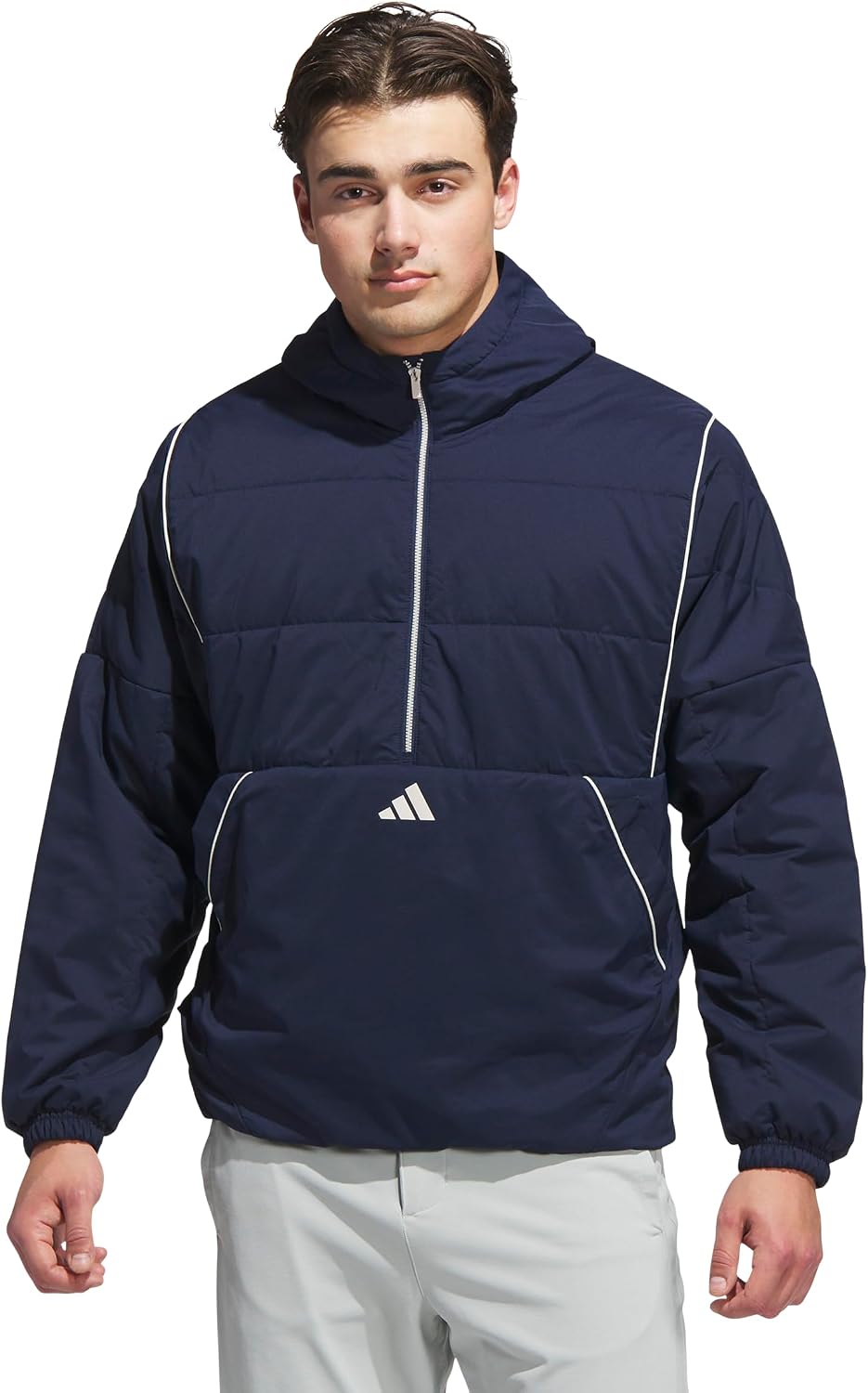 adidas Men's Beyond Twistweave Half-zip Filled Jacket