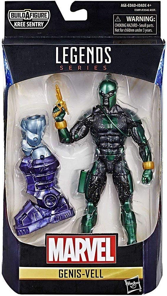 Hasbro Marvel Legends Series Captain Marvel Genis-Vell (Kree Sentry BAF) Aksiyon Figürü