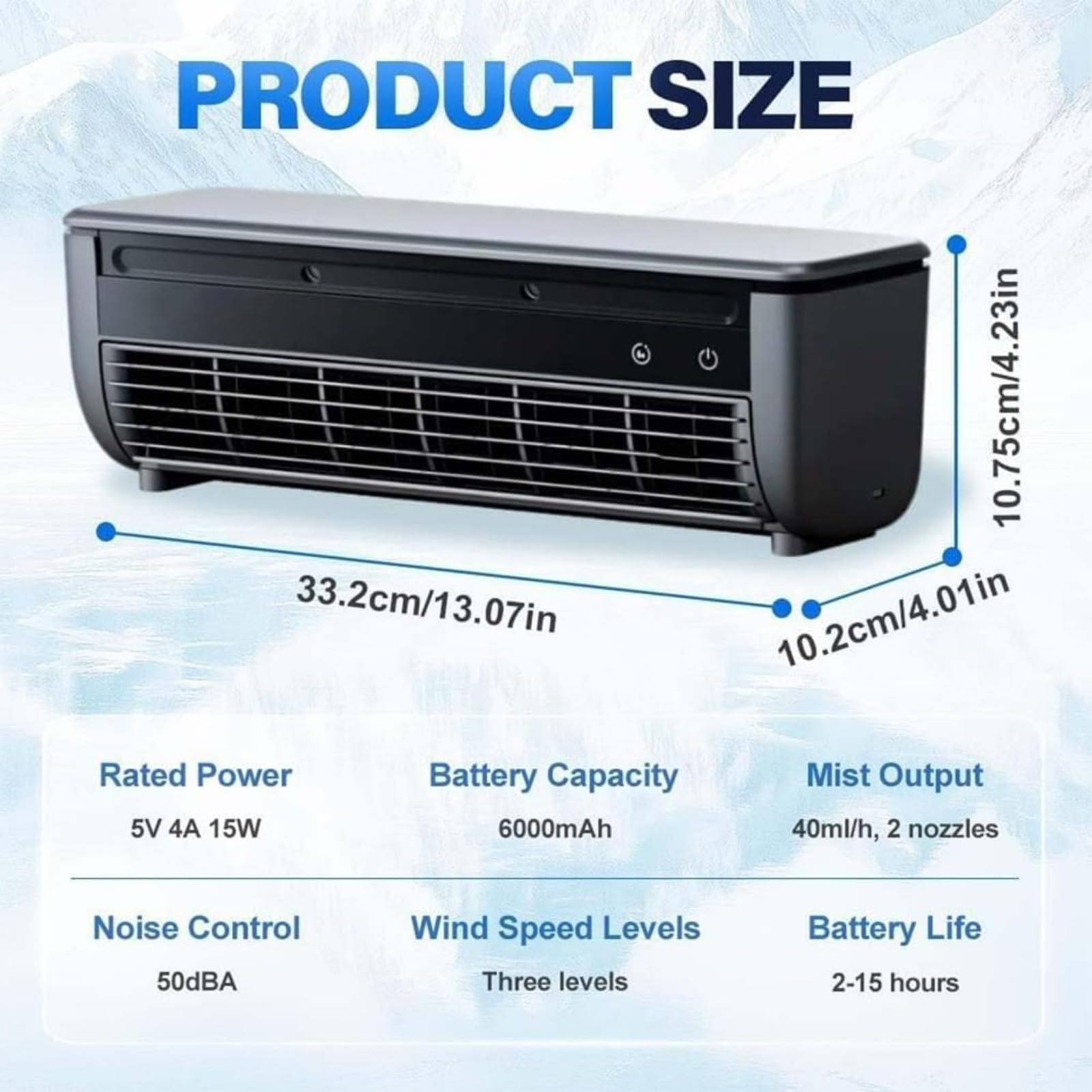 Qinux Breeza Max Fan Original Wandklimaanlage Weiß