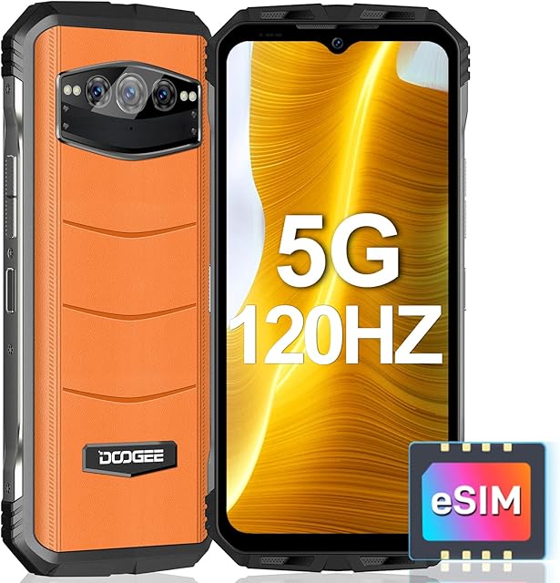 DOOGEE V30 (2023) Rugged Smartphone 5G, 15GB+256GB, 6.6'' FHD+ 120Hz Display, 10800mAh 66W, 108MP+20MP Night Vision Camera, Dimensity 900 5G, Android 12 Dual SIM IP68/IP69K Waterproof Phone, NFC eSIM