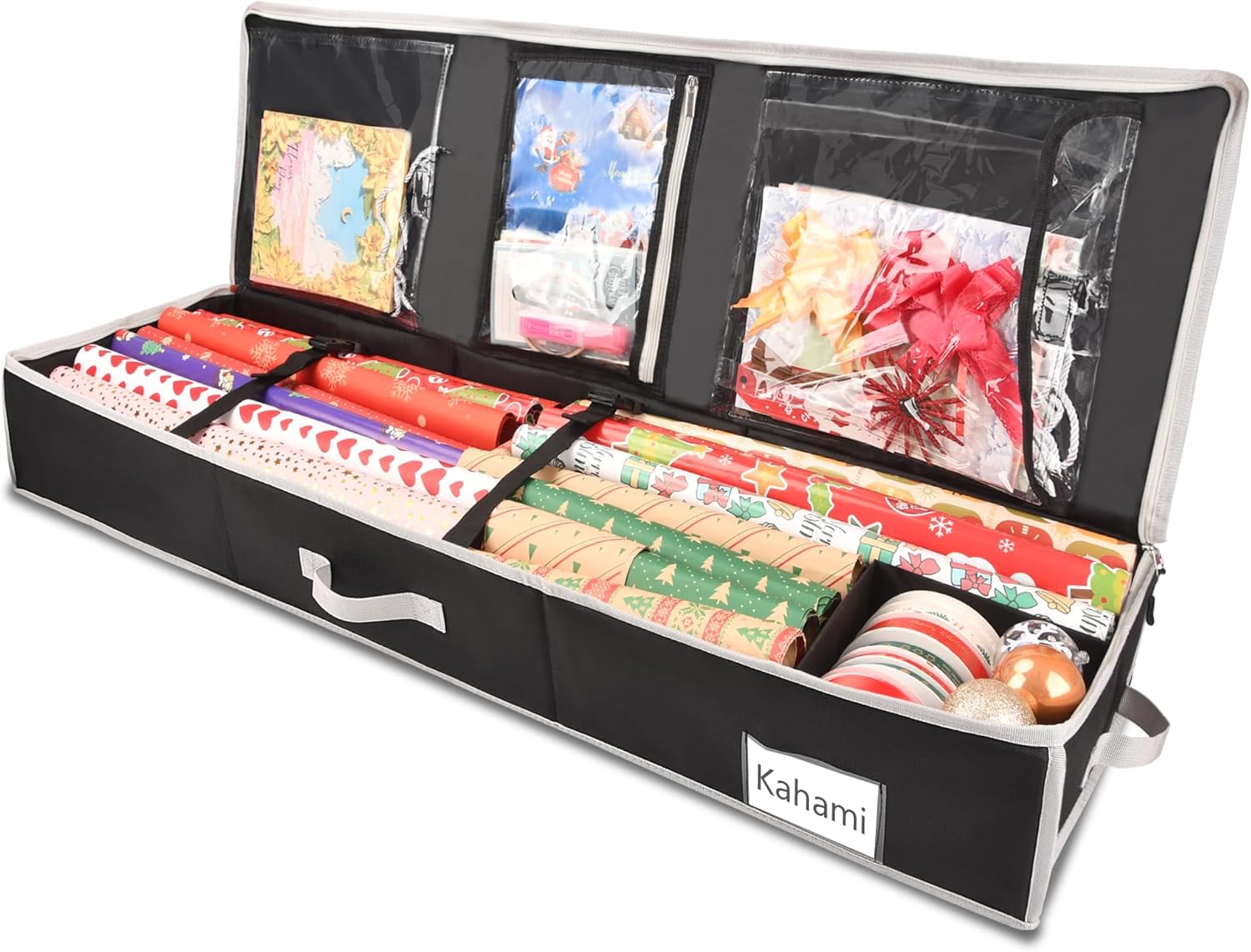Kahami Wrapping Paper Organizer Storage, Christmas Gift