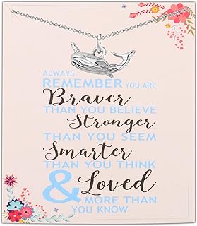 Narwhal Necklace Narwhal Unicorn of The Sea Jewelry Animal Narwhal Charm Necklace for Narwhal Lover Gift