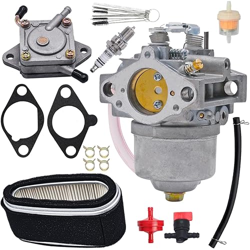 15003-2153 Carburetor for Kawasaki FC420V FC400V 4 Stroke Engine 15001-2972 15003-2154 15001-2987 Carb with Fuel Pump Air Filter
