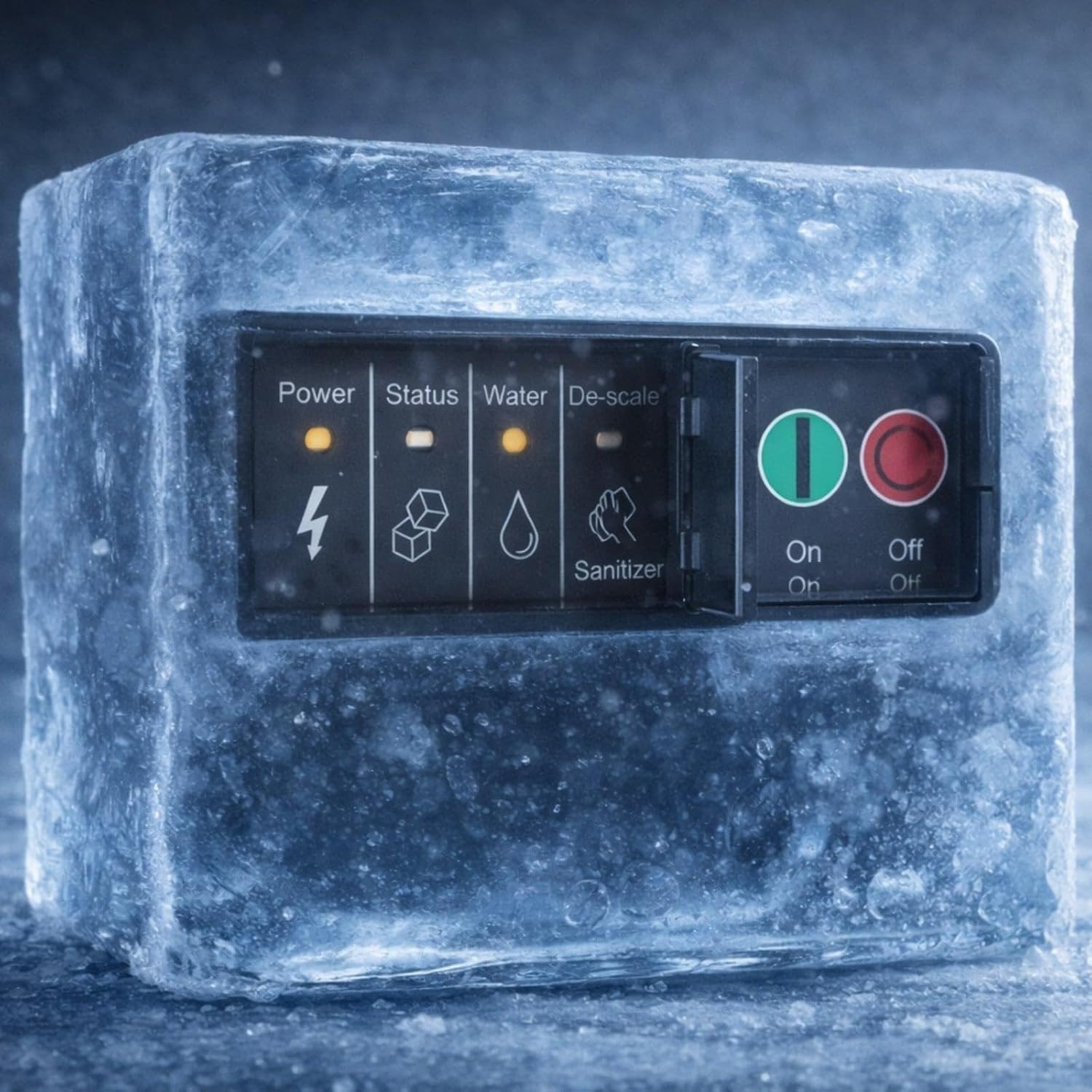 Scotsman Prodigy Plus Flake Ice 22" Ice Maker - 800 lb/Day, 370 lb Storage Bin