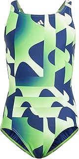 مايوه سباحة بتصميم رسومات كلاسيك للبنات الصغار من اديداس