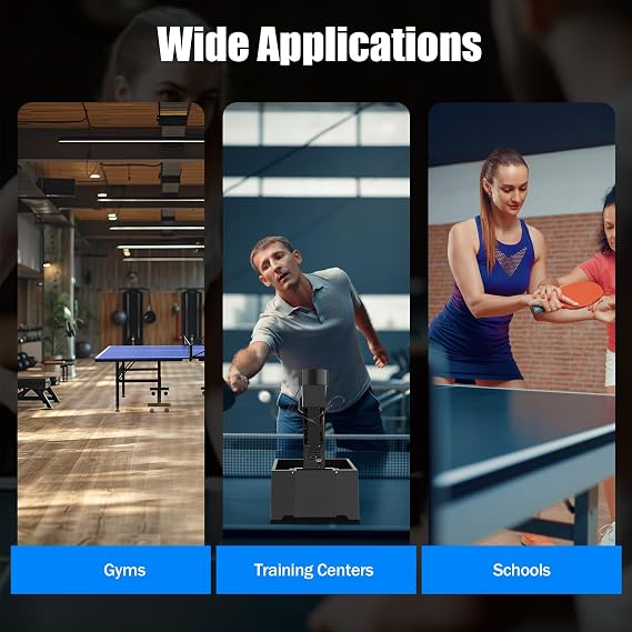 Multiple Modes Automatic Training Table Tennis Ping Pong Ball Pitching Machine Robot Pingpong Recycle Picker Skills Servers Practice Machines For Home Use With Remote Control Net And 100*Balls