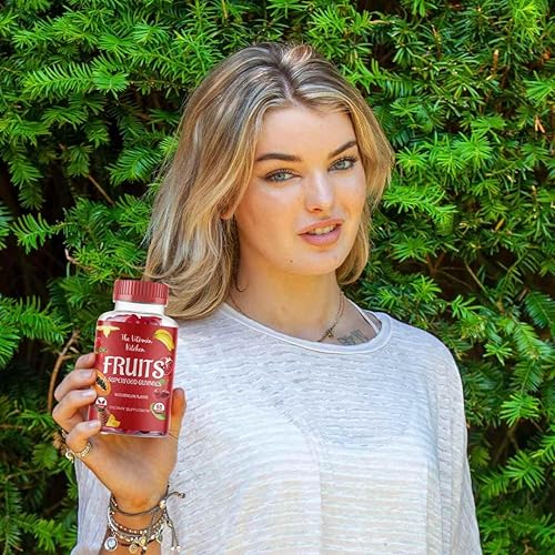Miniatura 6 de Suplementos de frutas y verduras para adultos Suplemento sabroso y nutritivo de gomitas de frutas y verduras para adultos, fabricado en Estados