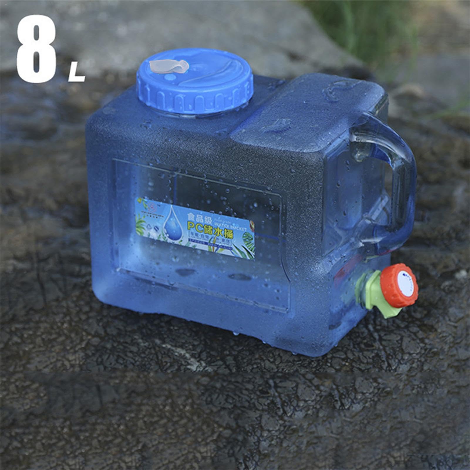 Contenitore Per Acqua Con Rubinetto, 5/8 Litri Tanica Per Acqua Con | Rubinetti, Tanica Per Acqua Da Campeggio, Secchio Per Acqua Con Maniglia, Serbatoio Per Acqua Potabile Per Cucina, campers, F
