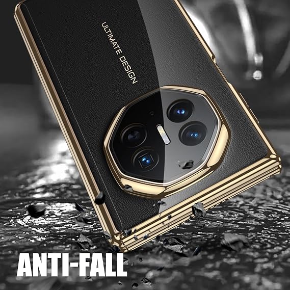 Case for Huawei Mate XT, Luxury Electroplated Clear Cover Anti-Yellowing Shockproof All-Inclusive Lens Protection Back Case