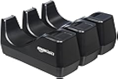 Amazon Basics Weighted Desktop Tape Dispenser with Non-Skid Base, Desk Accessory, 3-Pack