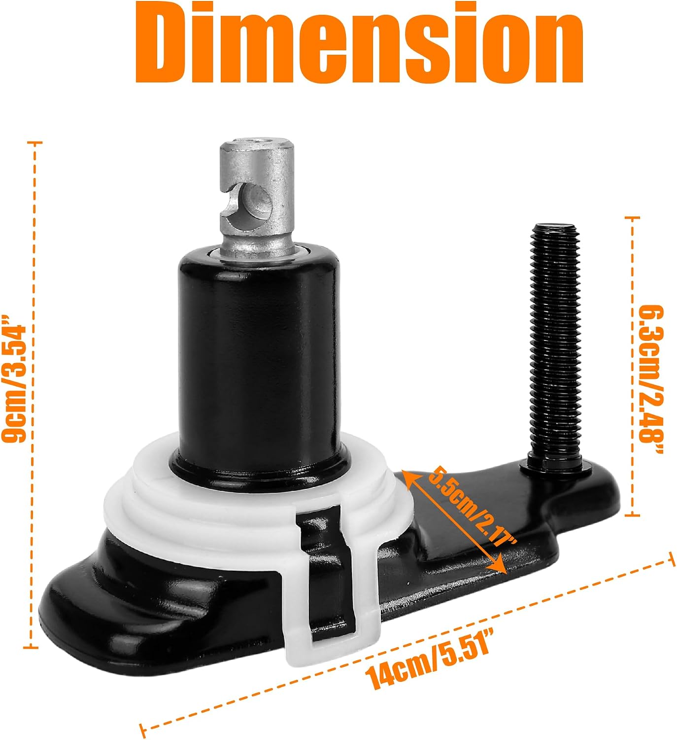 Car Spare Wheel Tire Carrier Mounting Bracket Anchor Compatible with Ford Transit Tourneo Custom 2012-2023 for Transit MK8 2014-2023, Replace 1763880 1898025 BK21-1402-AA BK211402AA
