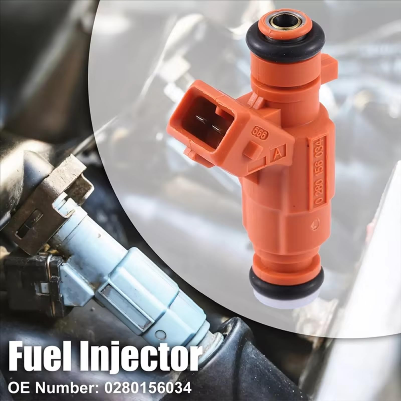 Boquilla Inyector 1 Inyector De Combustible Para Coche 0280156034 1984E9 Compatible Con Peugeot 1007 2005 206 1998-2009 307 2000 2001 2002 2003 2004 2005 2006 2007 1.6L