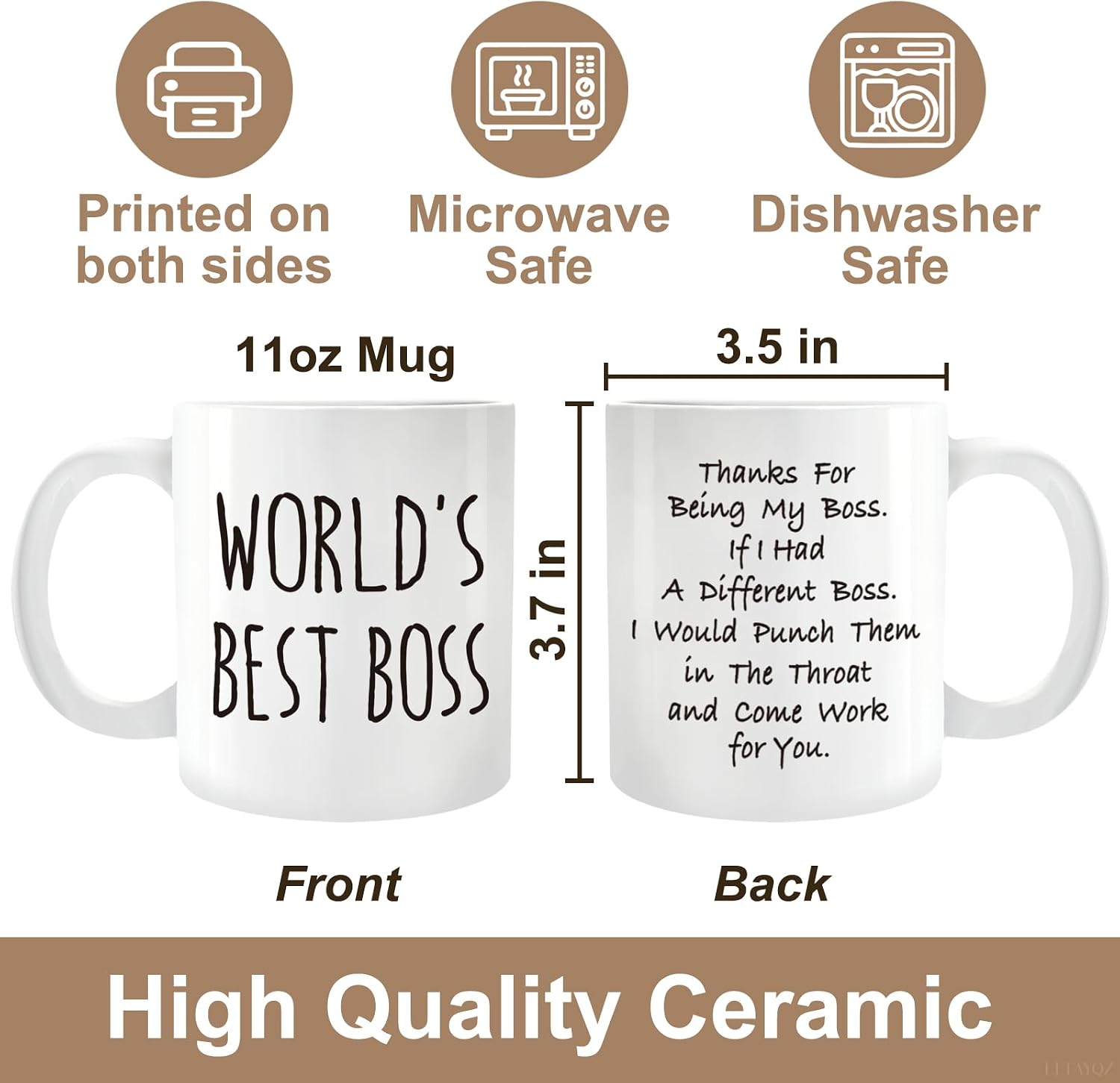 World's Best Boss Coffee Mug Gift for boss Men Women, Funny Employer Appreciation Thank you Mugs Gifts for Thanksgiving, Unique Leader appreciation mug gift for Office Male Female Bosses Coworkers-74