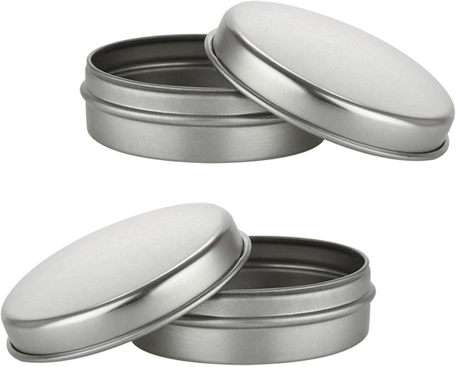 Amazon.com: MagnaKoys 1oz Slip Slide Top Round Tin Containers for ...