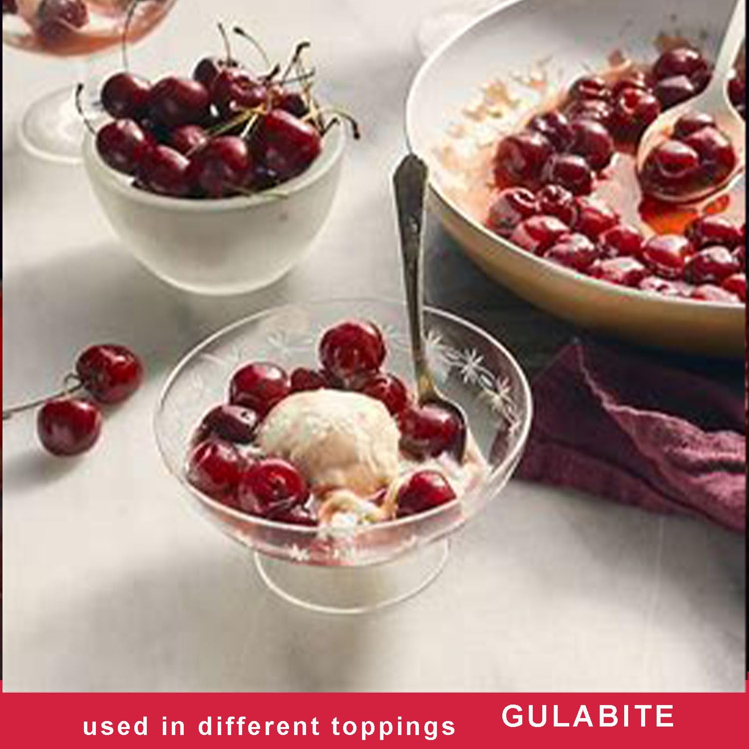 Gulabite Superior Karonda Red Cherries, 4 jars, 4x250gm 2