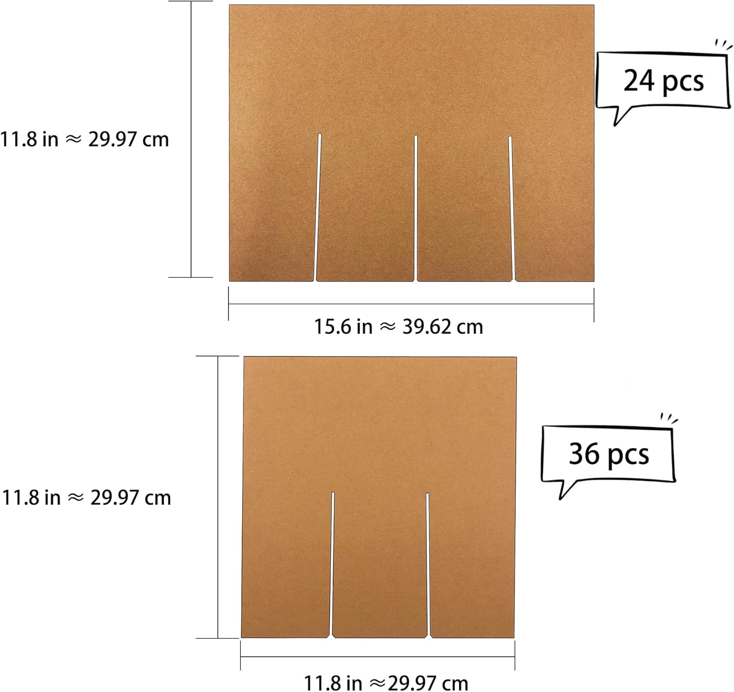 12 Set Glass Dividers Kits for 16 x 12 x 12 Inch Moving Boxes - Fits Glass Inserts - Wine Glassware & Dish Packing 12 sets - 16x12x12in box