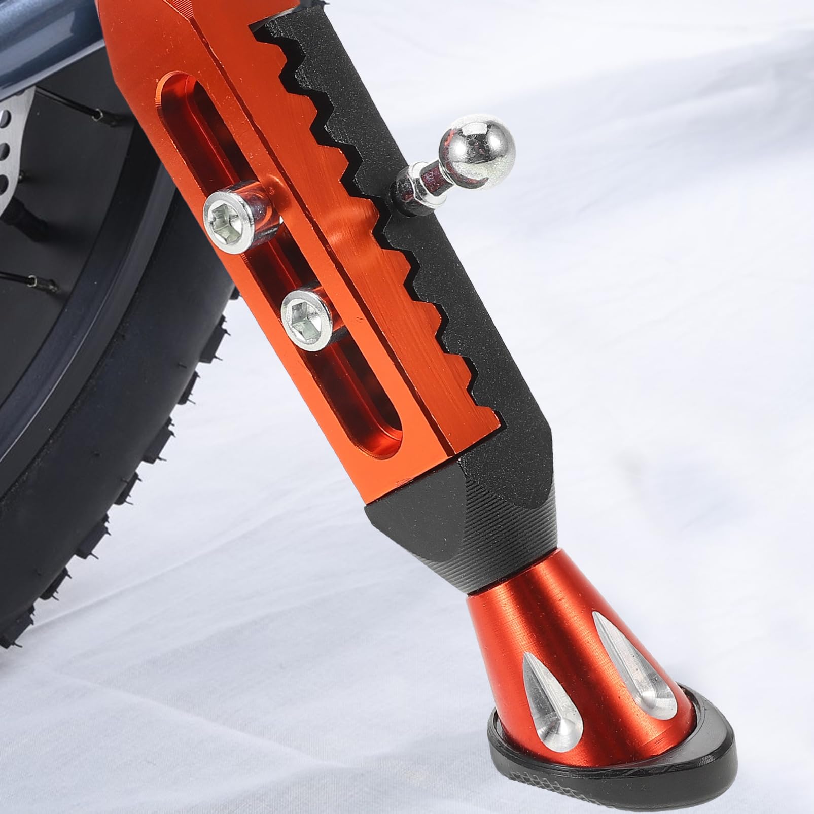Béquille de Moto en Alliage D’Aluminium Réglable 20, 5-24, 5 Cm