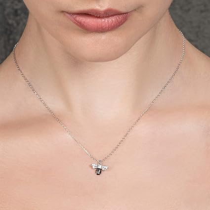 Collana Donna Chiama Angeli Nanan Con Boule In Argento 925 E Cuore Placcato Oro Rosa - Verre Gioielli