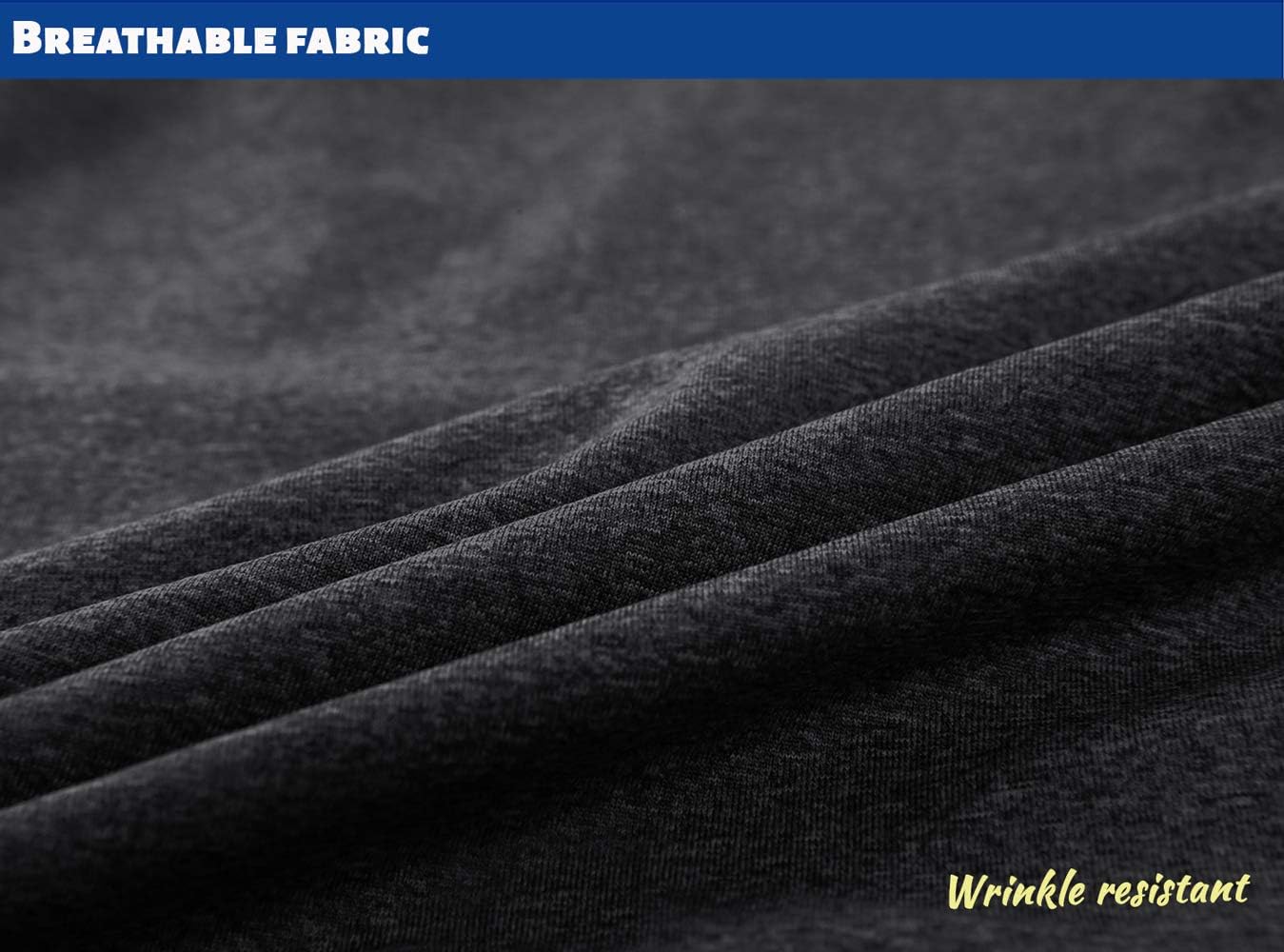 TACVASEN Men's Quarter Zip Pullover Long Sleeve Golf Sweatshirts 1/4 Zip Sweaters Winter Fleece Lined Thermal Shirt - Image 7