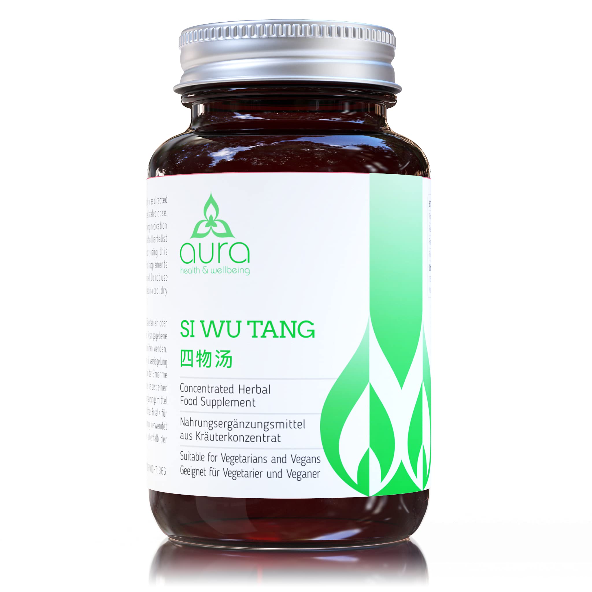 Si Wu Tang 四物汤 (White Peony & Foxglove Root), 5:1 Concentration Ratio, 4-9x More Concentrated Than Other Brands, Vegan Friendly, Gluten-Free, Non-GMO, Authentic Natural Herbs, 60 Tablets