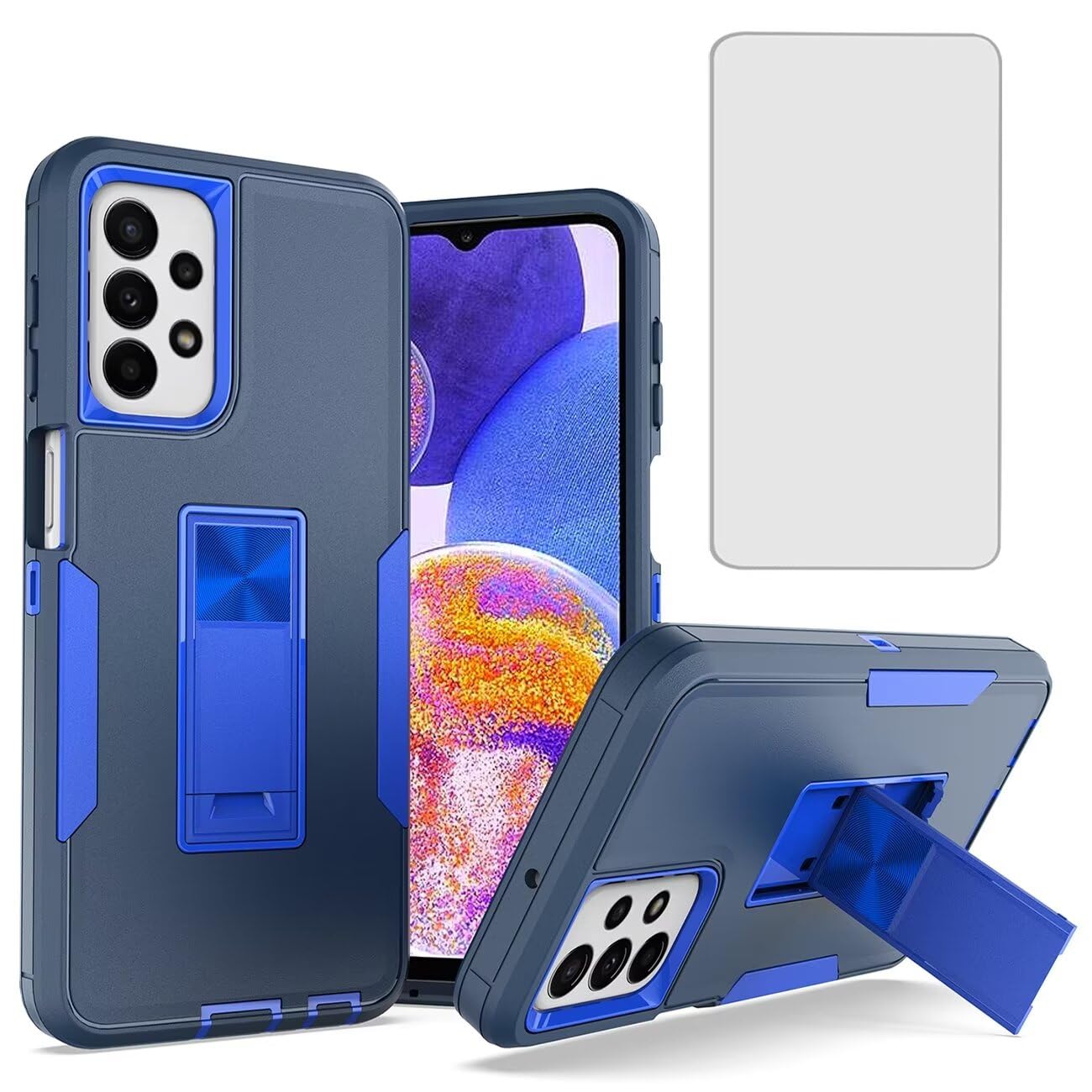 Coque Galaxy A23抗震防摔保护壳带钢化膜