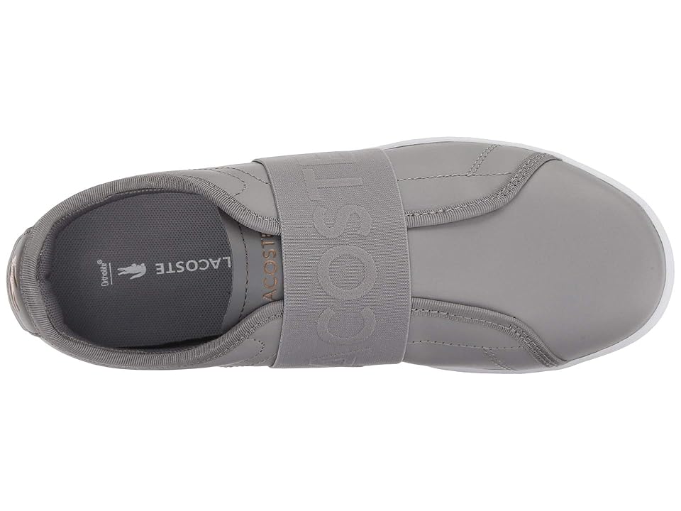 

Lacoste Carnaby Evo Slip 318 1 (Grey/Dark Grey) Women's Shoes, Gray