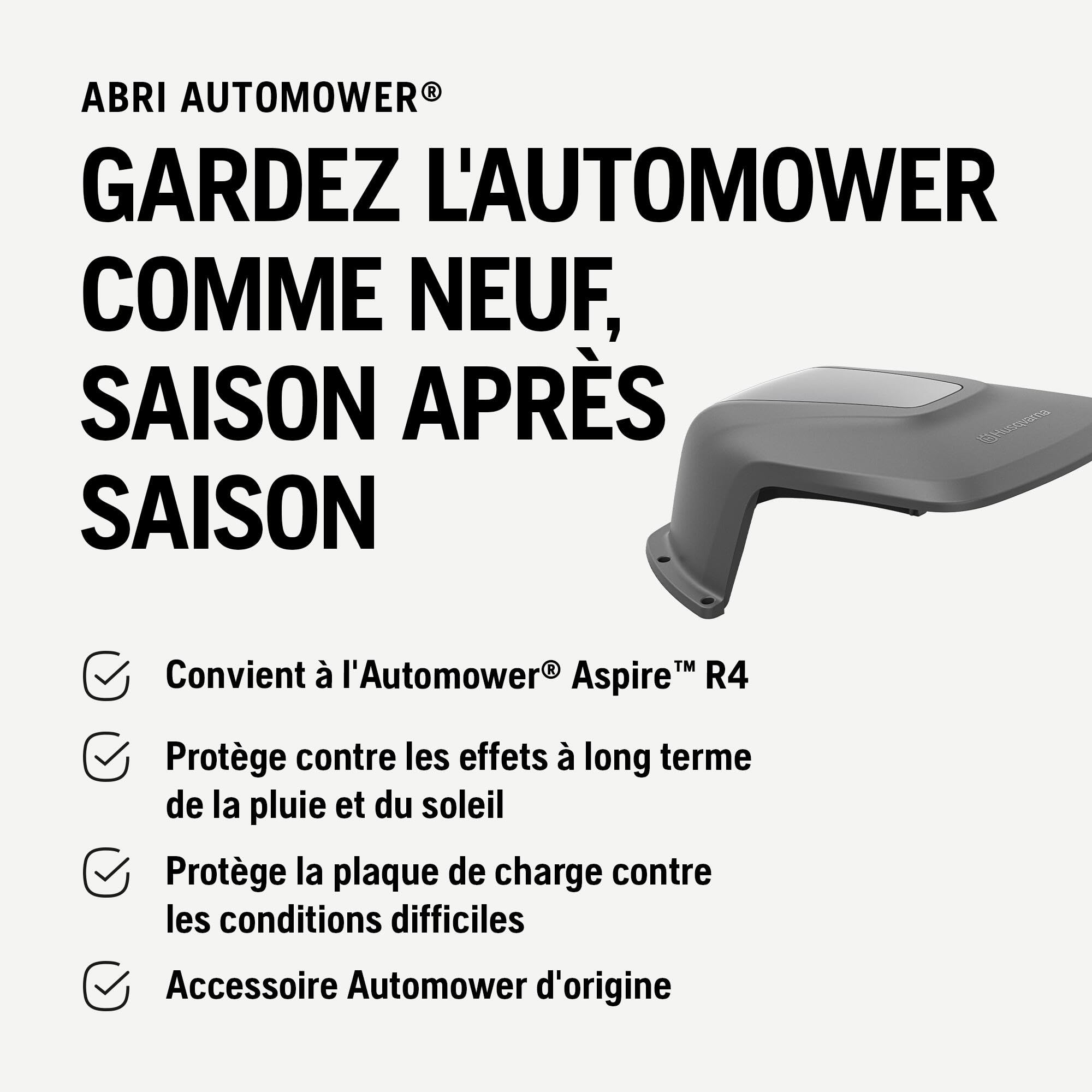Husqvarna Robot Tondeuse Automower Aspire R4 pour 400 m² de Surface I Tondeuse à Gazon sans Fil Robot contrôle Via l'app - vue 3