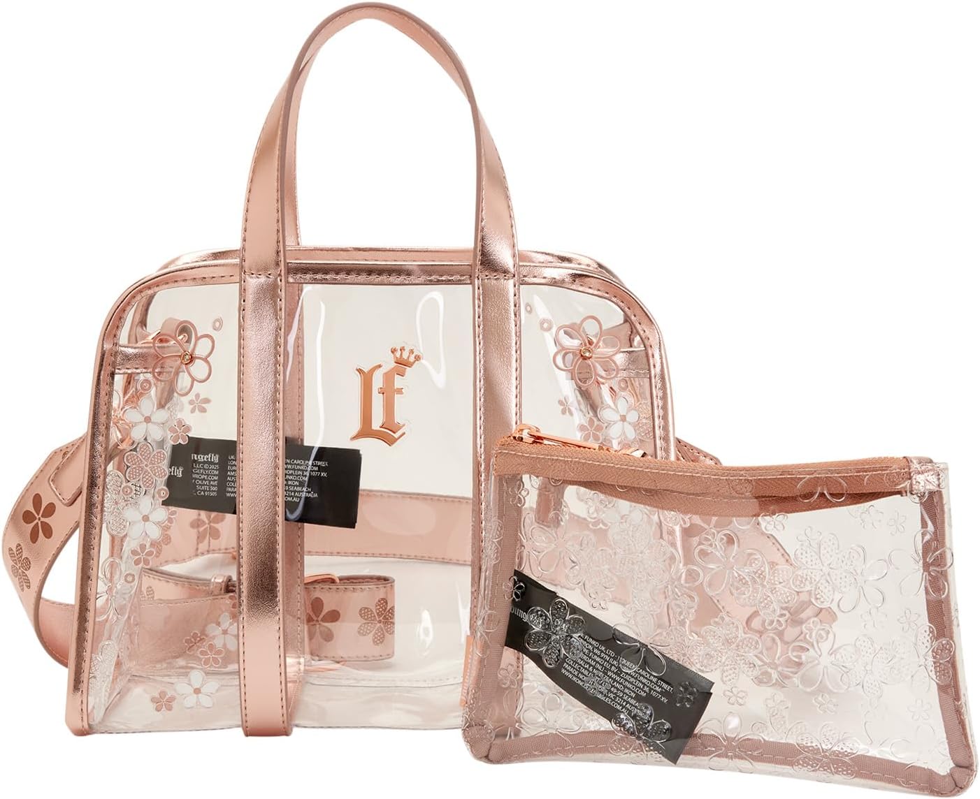 Loungefly Clear Floral Crossbody Bag