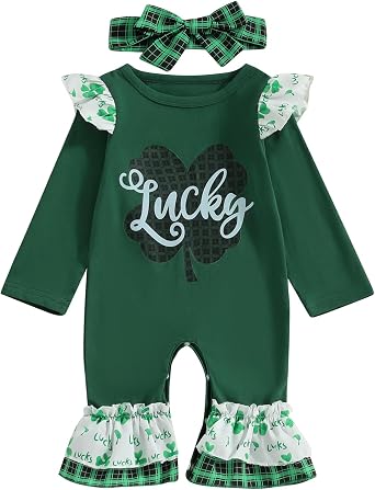 Socutebabe Baby 4th Of July Outfit Newborn Boy Girl Usa Ribbed Romper Ruffle Short Sleeve Jumpsuit Memorial Day Clothes