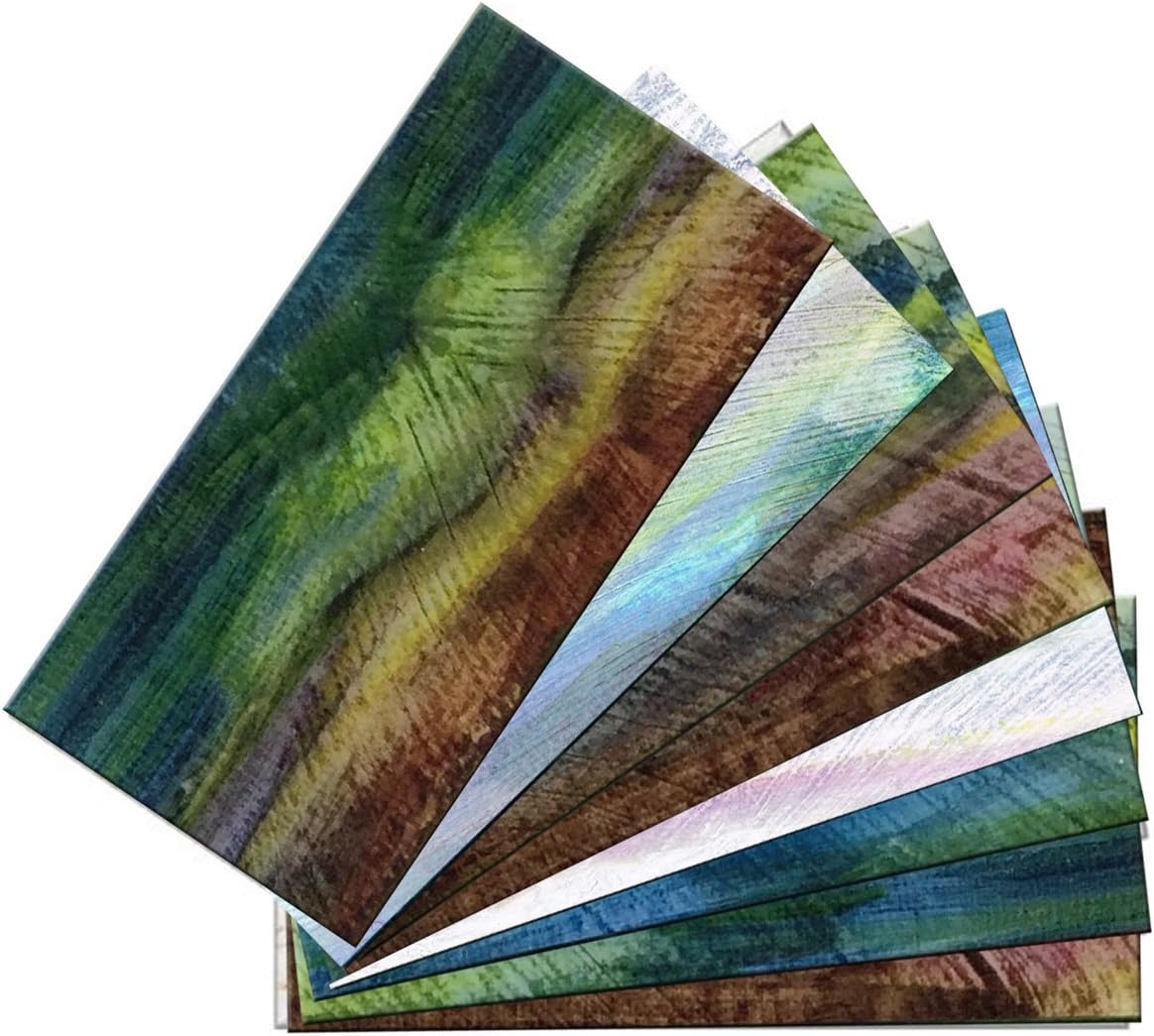 4412 (48-Pack) Peel and Stick Glass Wall Tile, 6" x 3", Multicolor