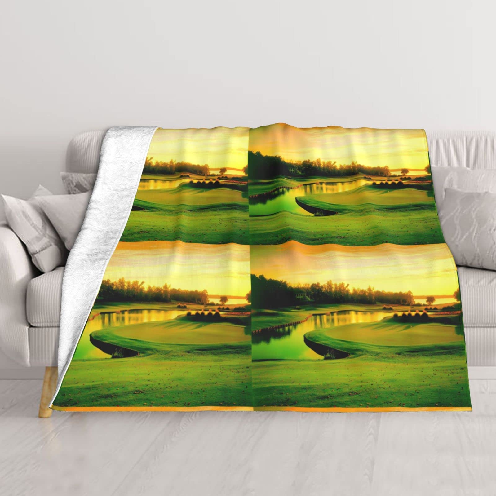 Couverture thermique légère golf BAFAFA plaid respirant lit doux