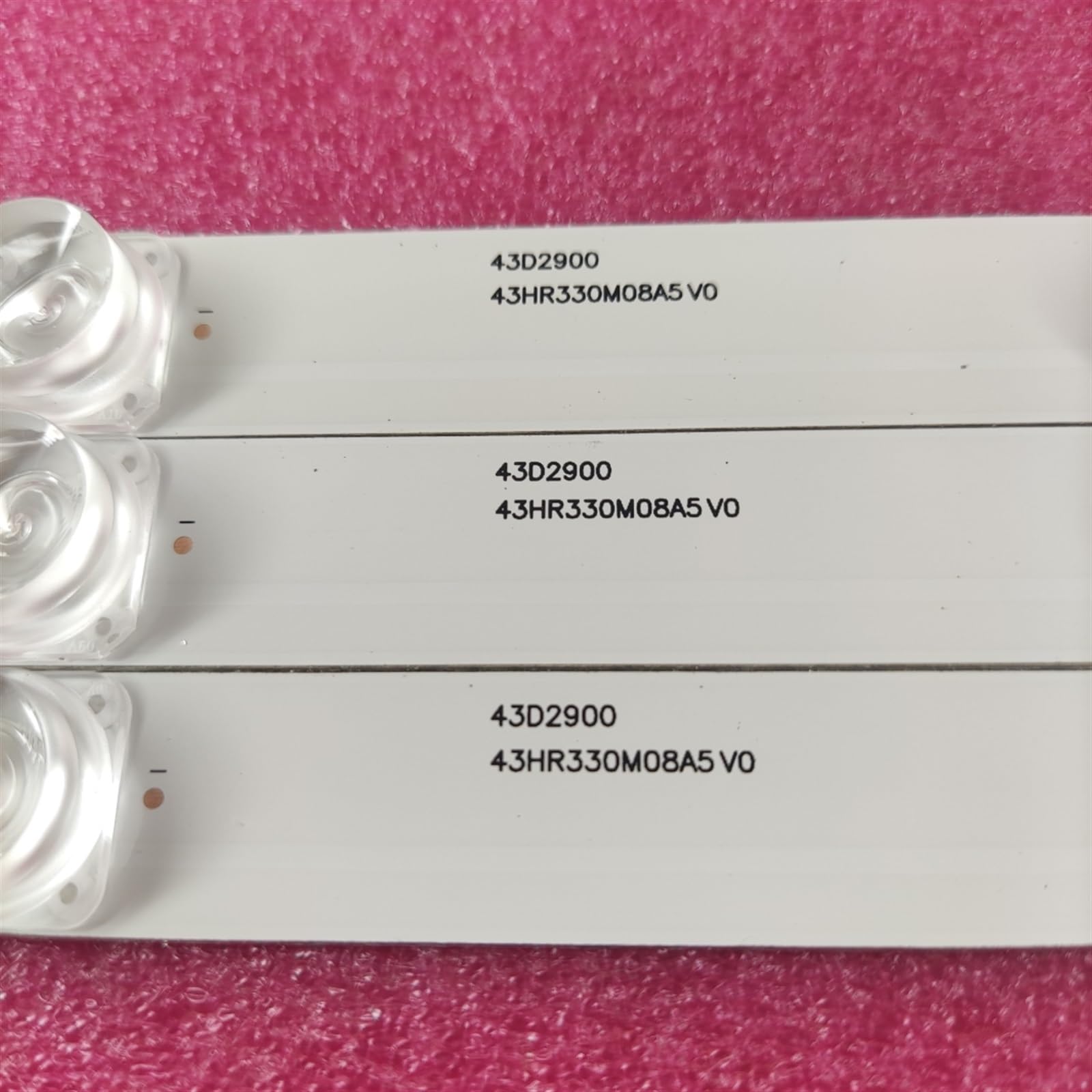 Striscia di retroilluminazione a LED 8 Lampada Compatibile for TV da 43" 43S303 43S305TABA DS-4C-LB4308-HR02J D43A810 L43F1B L43P1A-F 43HR330M08A2 V5 L43s4900fs (Color : 30 Pieces for 10TV)
