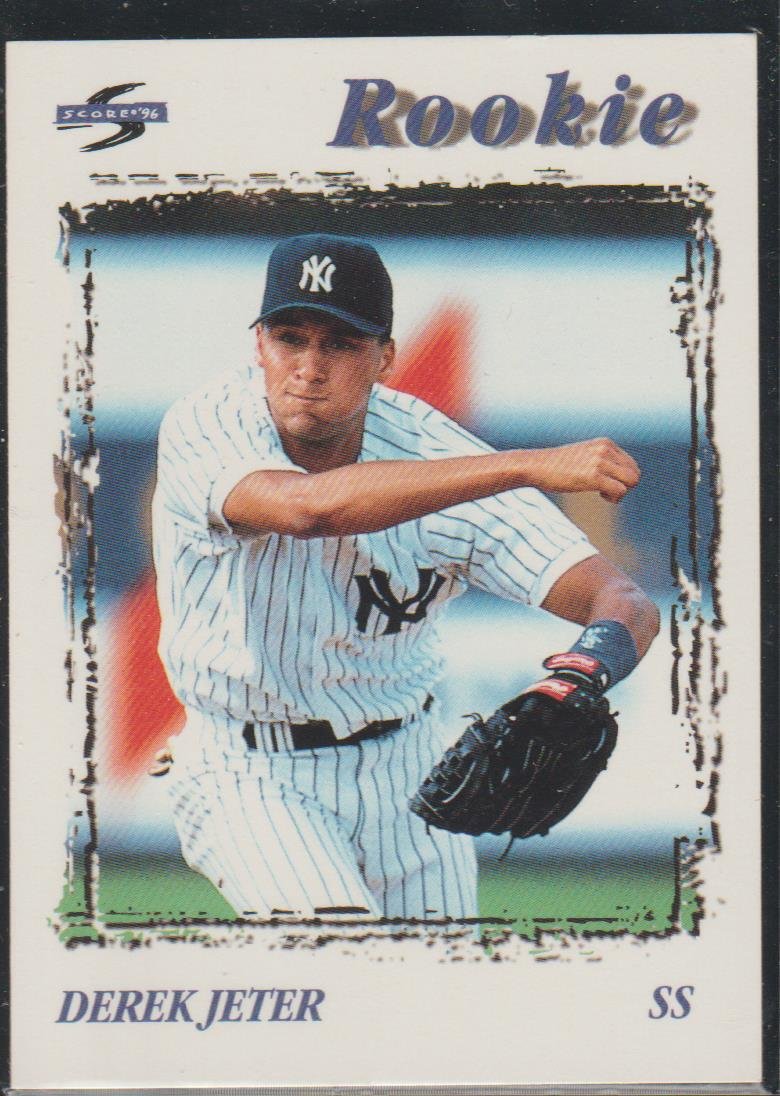 1995 Score Derek Jeter Yankees Rookie Baseball Card #240 : Everything Else  - Amazon.com