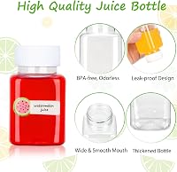 Winbest 16 db-os újrafelhasználható 100 ml-es üveg szett itallal töltéshez 3