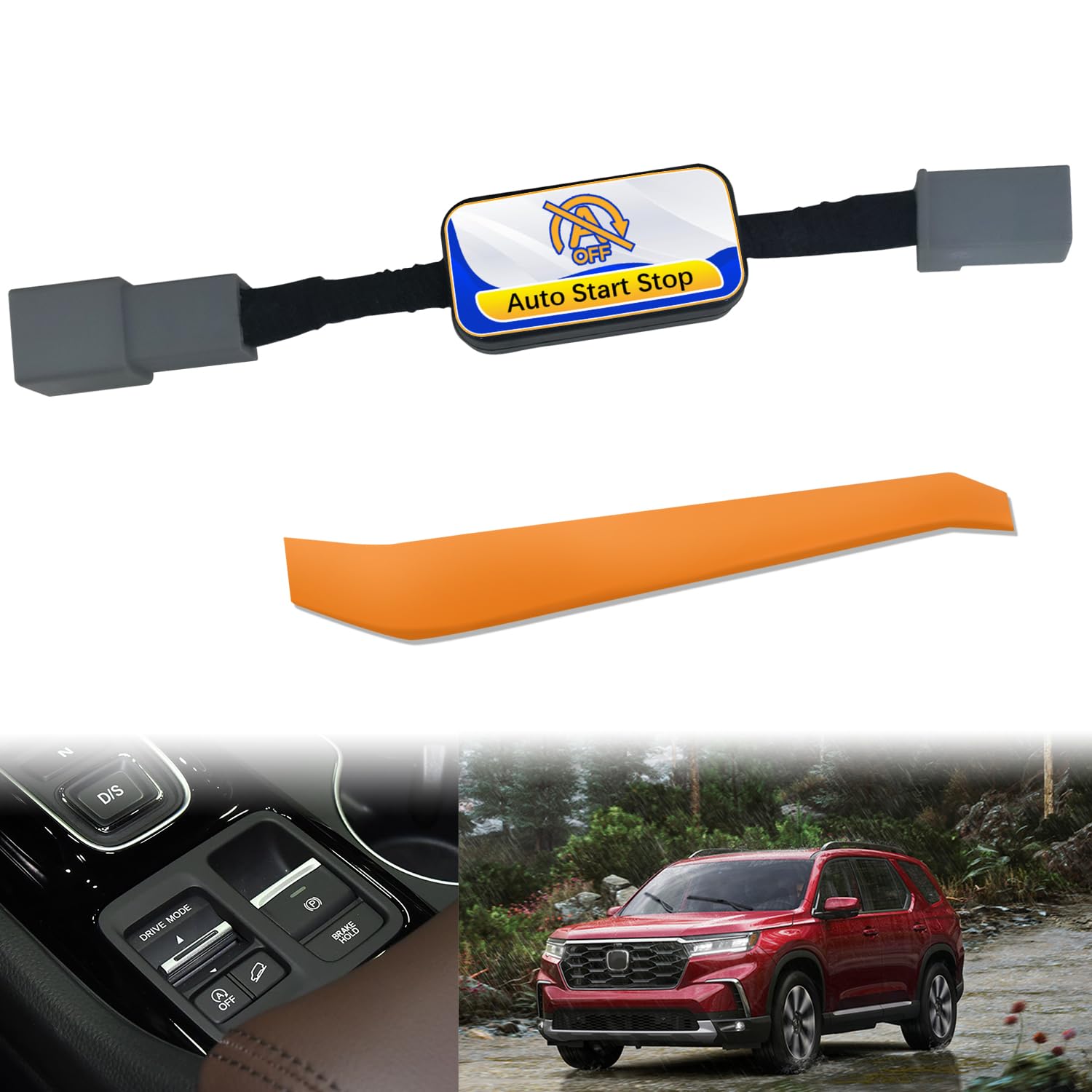JUGATAMAIBU Auto Start Stop Eliminator/Delete/Disablere Compatible with Honda Pilot 2023 2024