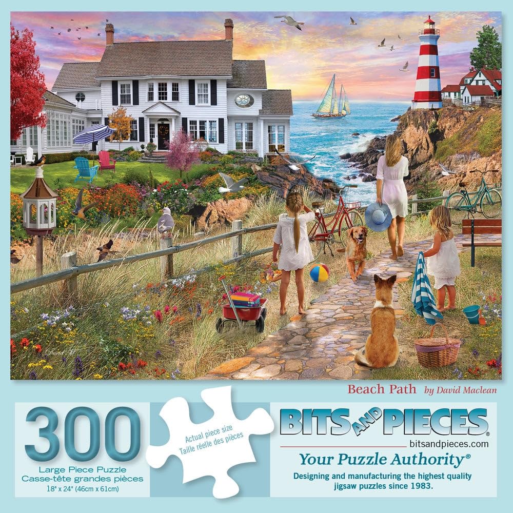 Amazon.com: Bits and Pieces - 300 Piece Jigsaw Puzzle for Adults