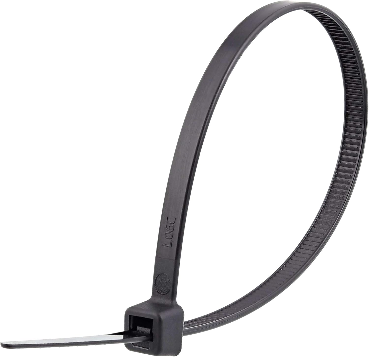 Secure 11 7/8 Inch UV Black 50 lb Standard Nylon Cable Tie - 1,000 Pack