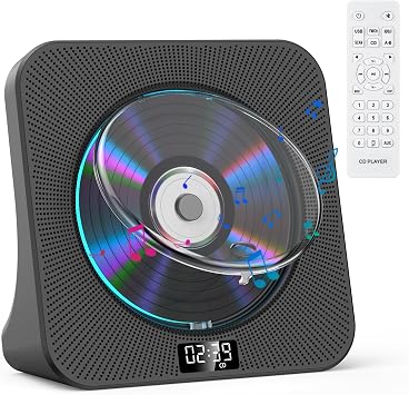 Desktop CD Player with Bluetooth Transmission and Receiver Built-in