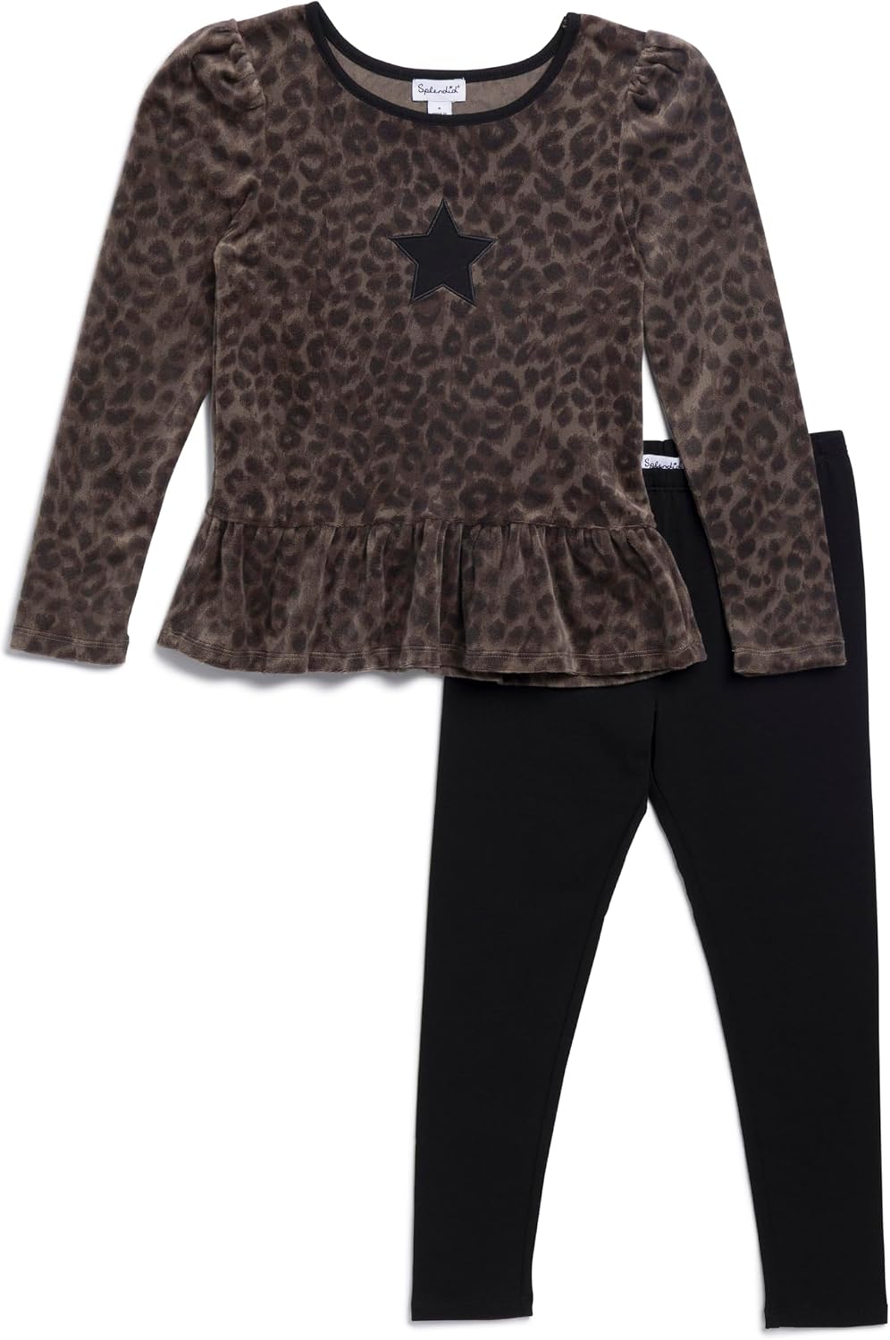 Splendid Girls' Cheetah Girl Long Sleeve Set